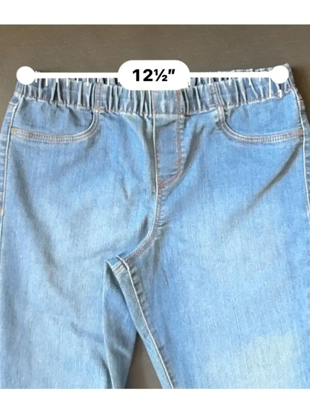 Oshkosh B’gosh Girls Pull On Denim Jeggings Medium Wash Blue Size 14